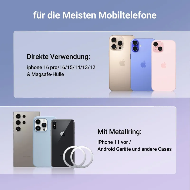 UGREEN MagSafe Autohouder 360° iPhone 16-12 — foto 7
