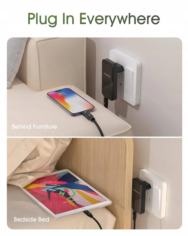 ELEXLINCO USB-C Oplader 35W 2-Poorts PD 3.0 Zwart — foto 4