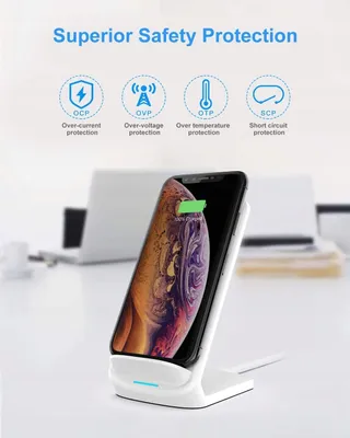 NANAMI Snelle Draadloze Oplader 10W Samsung iPhone Google LG — miniatuur 4