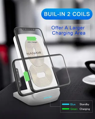 NANAMI Snelle Draadloze Oplader 10W Samsung iPhone Google LG — miniatuur 7