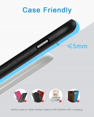 NANAMI Snelle Draadloze Oplader 10W Samsung iPhone Google LG — miniatuur 5