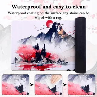 YIMOMOYI Grote Gaming Muismat 900x400mm Antislip Bureaumat — miniatuur 6