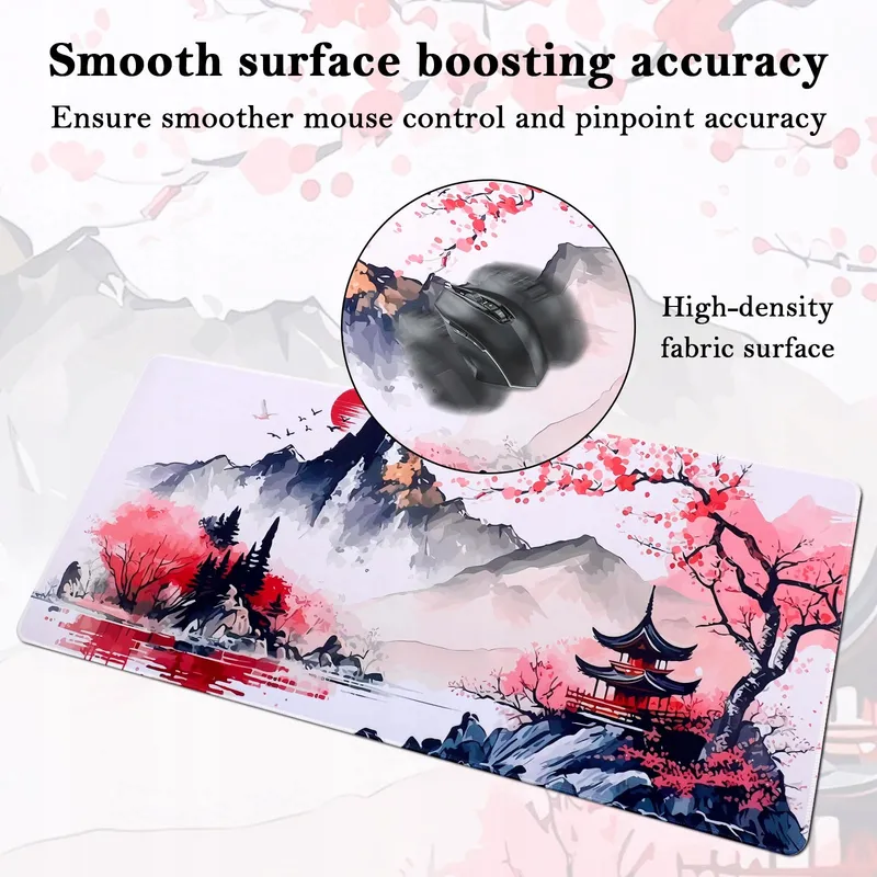 YIMOMOYI Grote Gaming Muismat 900x400mm Antislip Bureaumat — foto 3