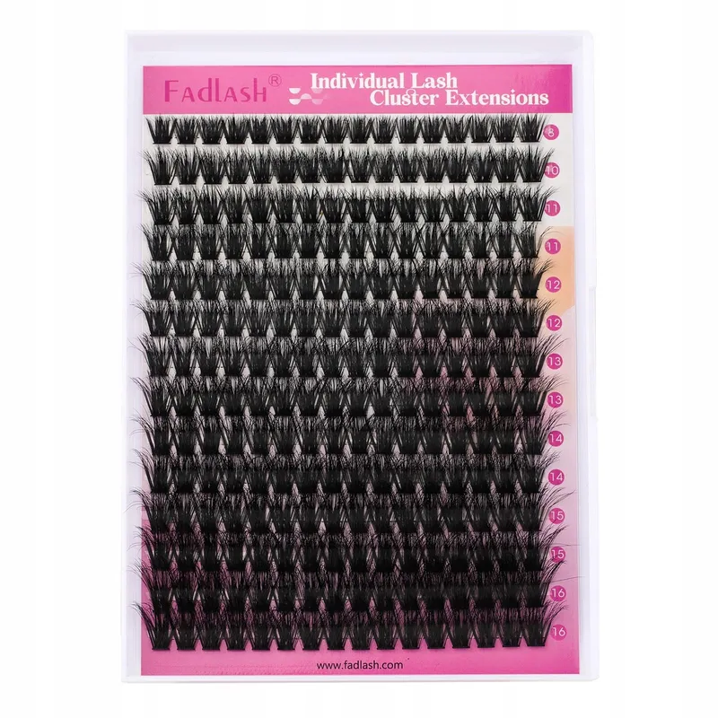 FADLASH Wimperclusters 100D 0.07D Curl 3D Mix 8-16mm Beginners — foto 7
