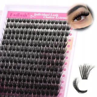 FADLASH Wimperclusters 100D 0.07D Curl 3D Mix 8-16mm Beginners