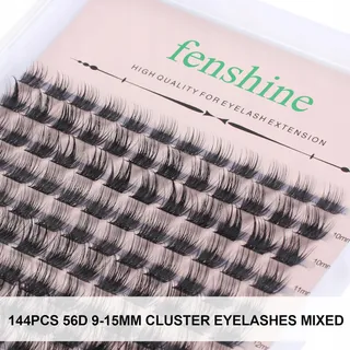 FENSHINE Cluster Wimpers Individueel Zacht C/D Krul 9-15mm Thuis — miniatuur 2