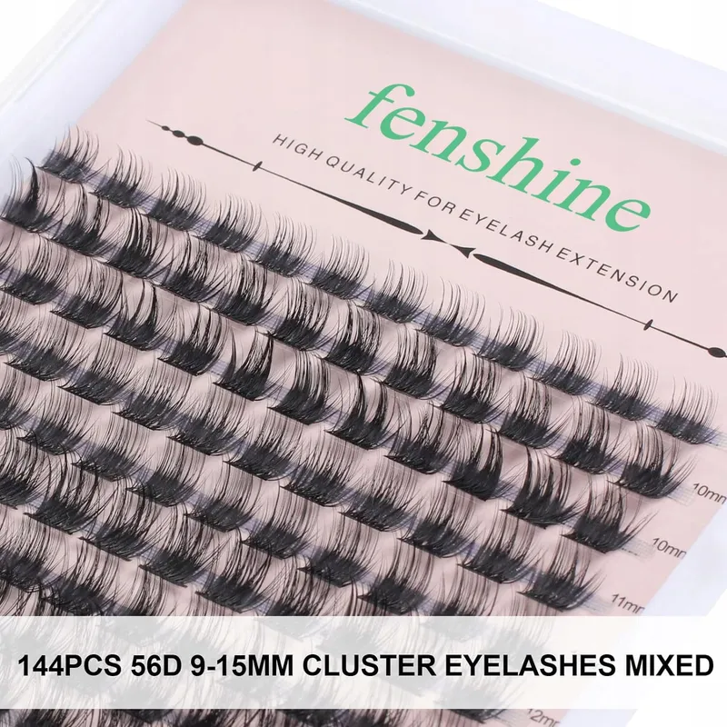 FENSHINE Cluster Wimpers Individueel Zacht C/D Krul 9-15mm Thuis — foto 2