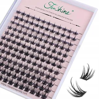 FENSHINE Clusterwimpers DIY 9-15mm C/D Krul Zachte Nepwimpers — miniatuur 1