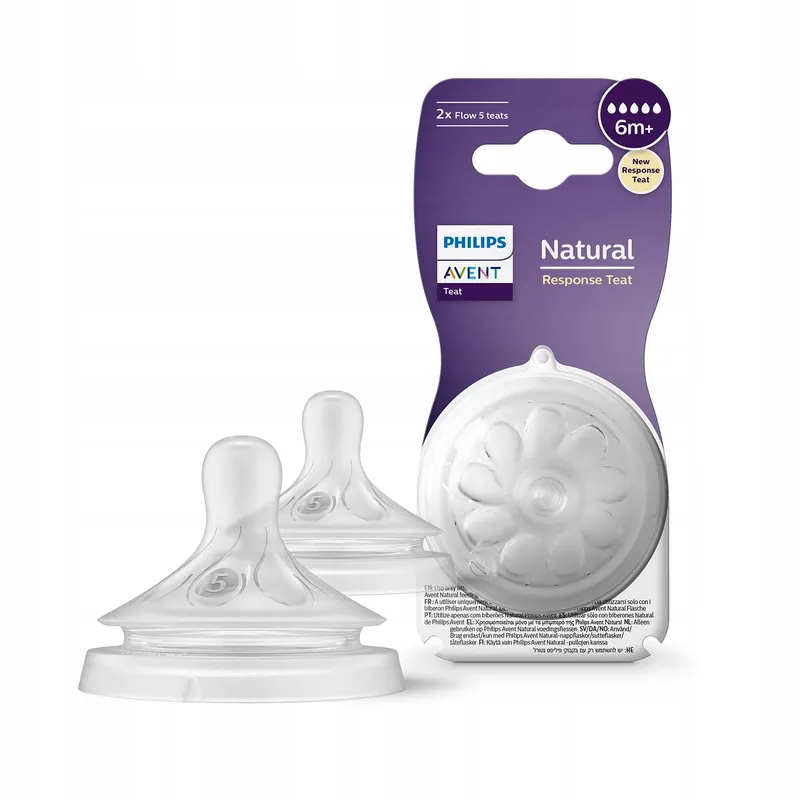 PHILIPS AVENT Natural Speen 2x Flessen BPA-vrij 6m+ — foto 1