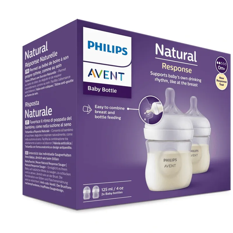 PHILIPS AVENT Natural Response Babyflessen 2x125ml BPA-vrij — foto 12