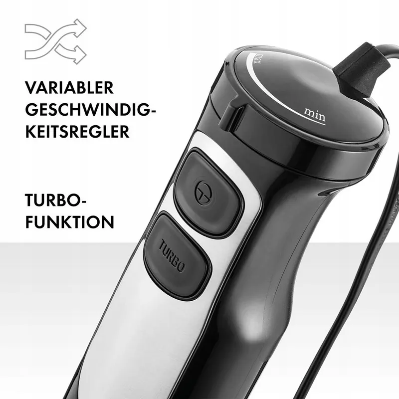 ZWILLING Staafmixer 550W RVS met Maatbeker 600ml Zwart Zilver — foto 4