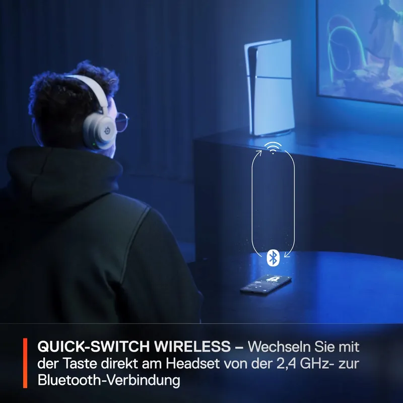 STEELSERIES Arctis Nova 5 Draadloze Gaming Headset Wit — foto 4
