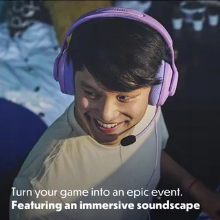 JBL Quantum 100M2 Gaming Headset Over-Ear Afneembare Mic Cyaan — miniatuur 6
