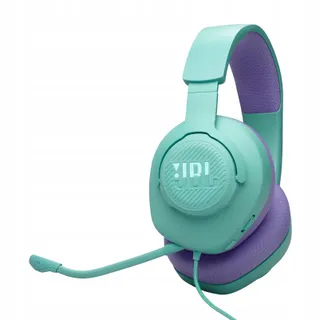 JBL Quantum 100M2 Gaming Headset Over-Ear Afneembare Mic Cyaan — miniatuur 1