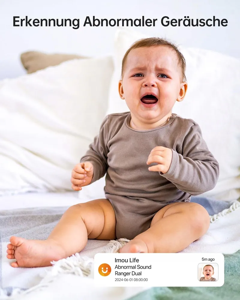 IMOU Binnencamera IP Draaibaar 360 PTZ 2x2K WiFi Audio Baby — foto 7