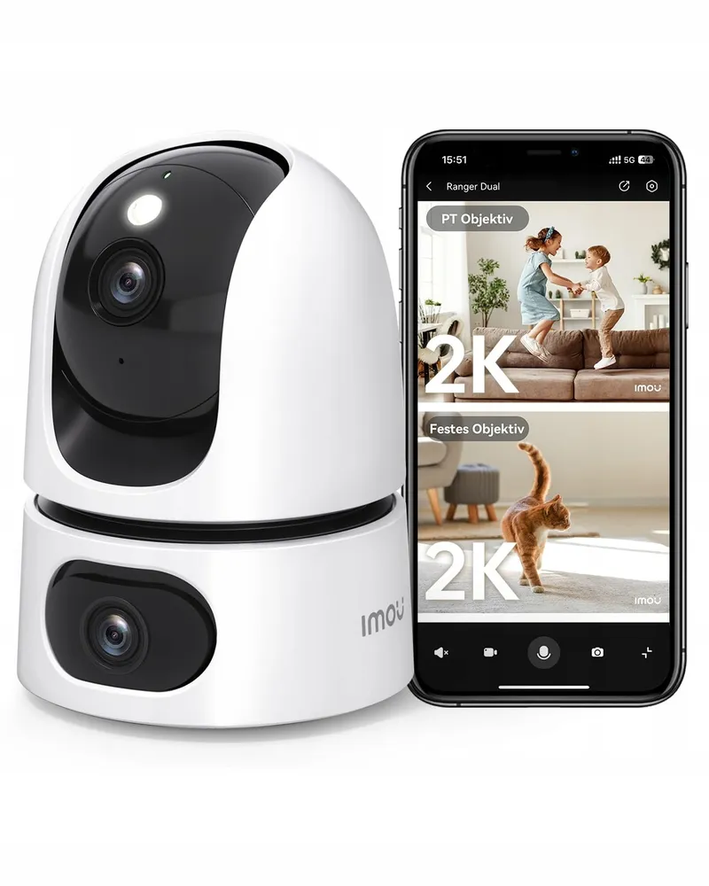 IMOU Binnencamera IP Draaibaar 360 PTZ 2x2K WiFi Audio Baby — foto 1