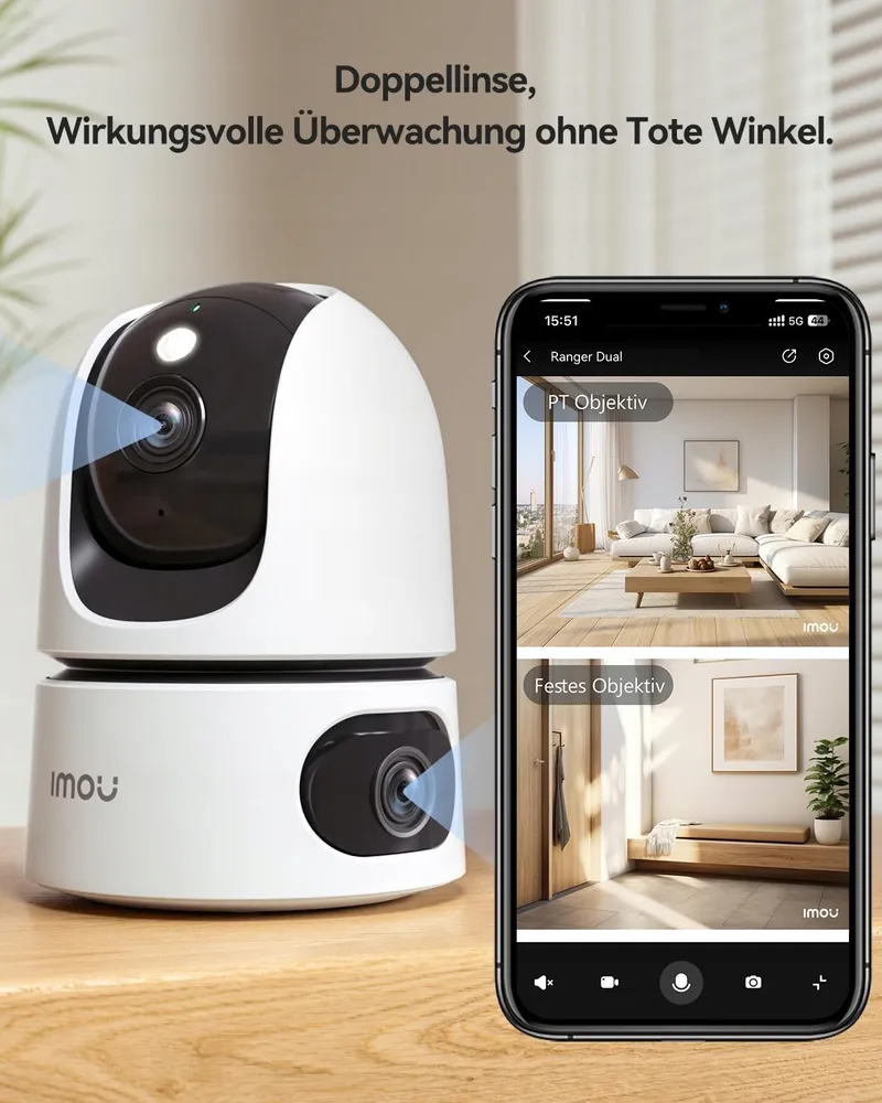 IMOU Binnencamera IP Draaibaar 360 PTZ 2x2K WiFi Audio Baby — foto 2