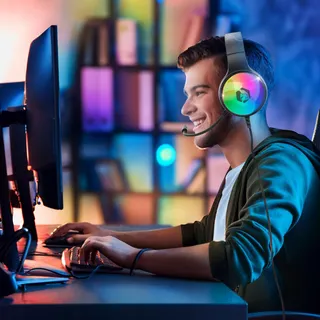 EMPIRE GAMING Icarus S16 Headset RGB PS5 PS4 Xbox PC Mac — miniatuur 8