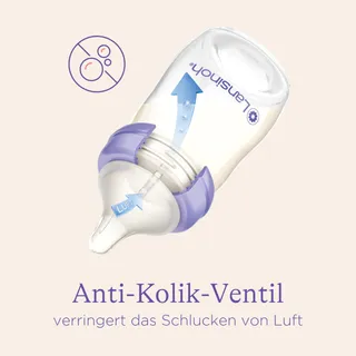 LANSINOH NaturalWave Babyflessen Speen 160ml 2 Stuks — miniatuur 5