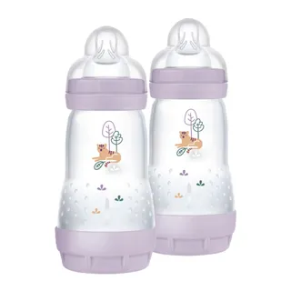 MAM Easy Start Babyfles 2x260ml Anti-Koliek 2-4 Maanden Roze — miniatuur 1