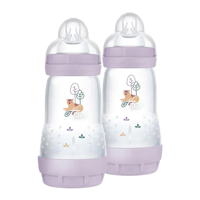 MAM Easy Start Babyfles 2x260ml Anti-Koliek 2-4 Maanden Roze — foto 1
