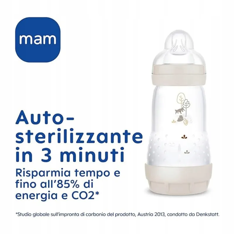 MAM Easy Start Babyfles 2x260ml Anti-Koliek 2-4 Maanden Roze — foto 4