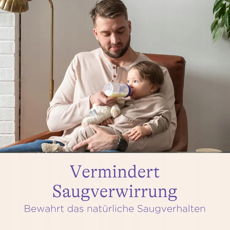 LANSINOH NaturalWave Babyfles 160ml Stabiel Ontwerp — foto 2