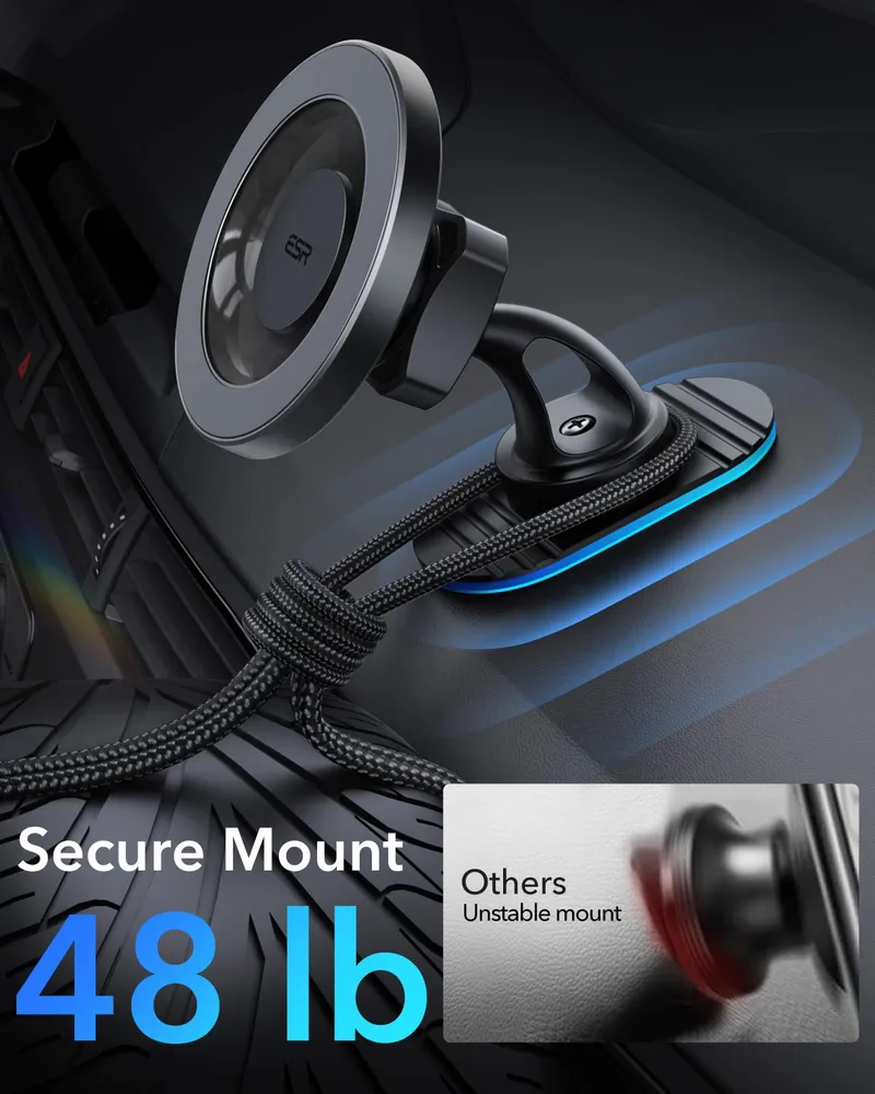 ESR HaloLock Magnetische Telefoonhouder Auto iPhone Android — foto 7