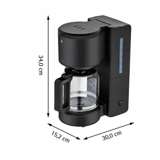WMF Stelio Koffiezetapparaat met Kan 10 Kopjes RVS 1000W — miniatuur 4