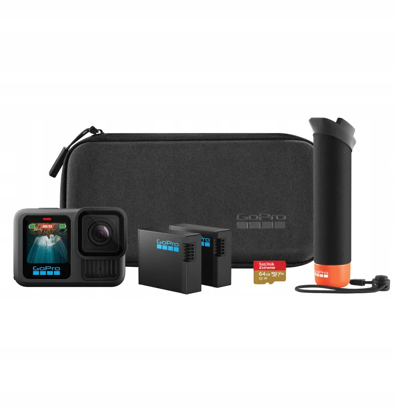 GOPRO HERO13 Black Accessoireset Handler 2 Batterijen 64GB Kaart Tas — foto 1