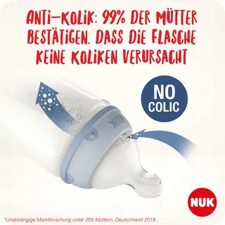 NUK Perfect Start Babyflessenset 0-6 Maanden 10-delig BPA-Vrij — miniatuur 3