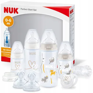NUK Perfect Start Babyflessenset 0-6 Maanden 10-delig BPA-Vrij — miniatuur 1