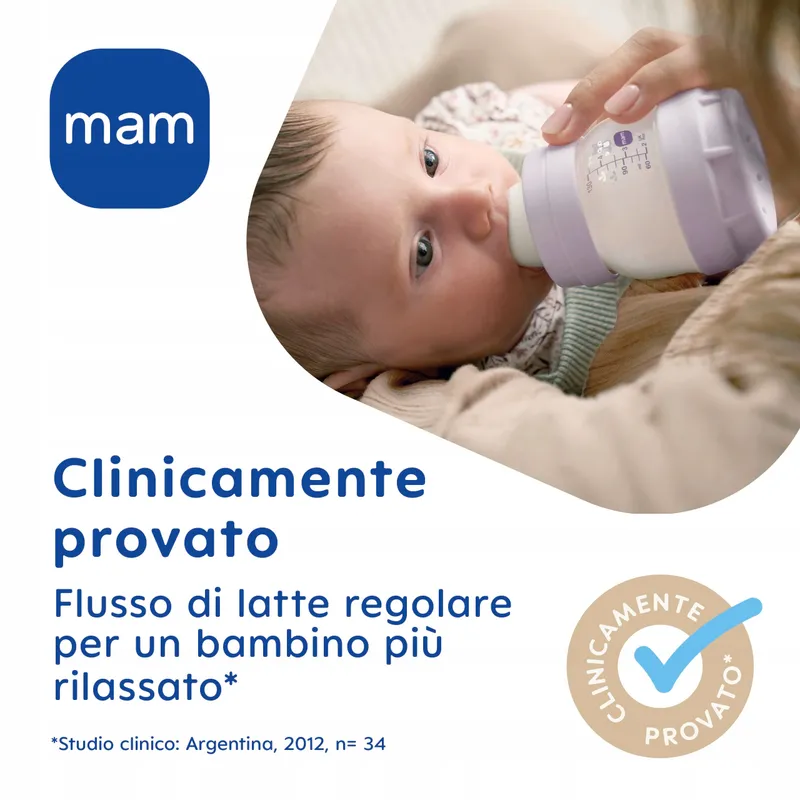 MAM Easy Start Antikoliekflessen 2 Stuks 260ml Lichtblauw — foto 3