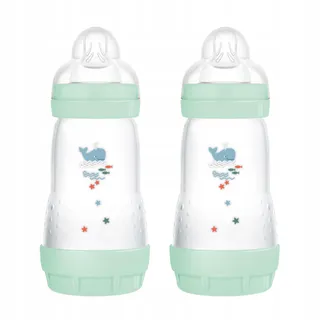 MAM Easy Start Antikoliekflessen 2 Stuks 260ml Lichtblauw — miniatuur 1