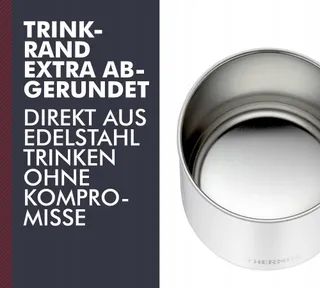 THERMOS Longlife Cup 0,35L Wit RVS Met Deksel Campingmok — miniatuur 3
