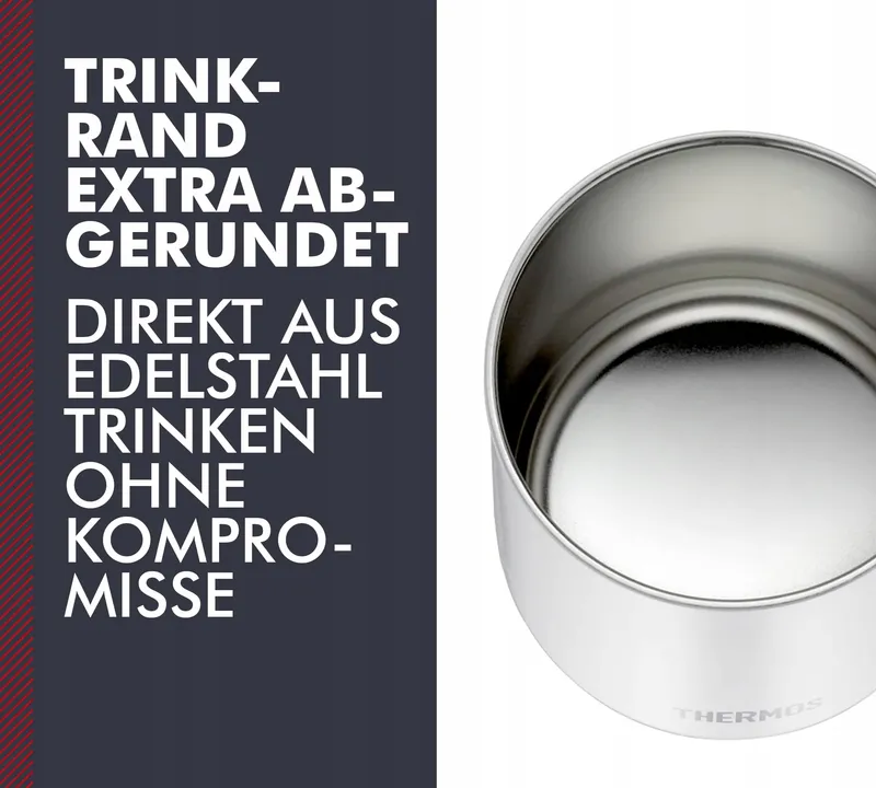 THERMOS Longlife Cup 0,35L Wit RVS Met Deksel Campingmok — foto 3