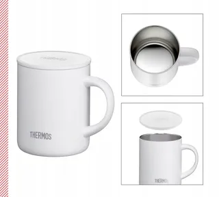 THERMOS Longlife Cup 0,35L Wit RVS Met Deksel Campingmok — miniatuur 2