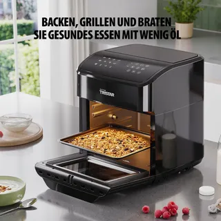 TRISTAR Mini Oven Airfryer 2-in-1 12L 1800W 12 Programma's — miniatuur 4
