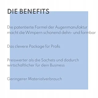 AUGENMANUFAKTUR Wimperlifting Lotion 5ml Maakt Wimpers Vormbaar — miniatuur 2