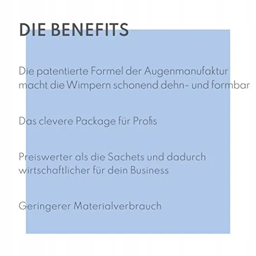 AUGENMANUFAKTUR Wimperlifting Lotion 5ml Maakt Wimpers Vormbaar — foto 2