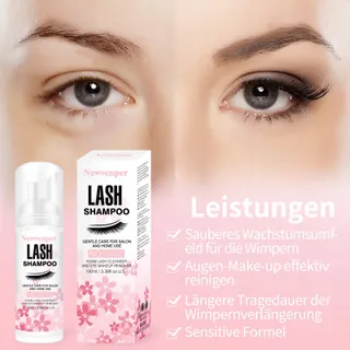 NEWVENPER Wimpershampoo Met Borstel Voor Wimperverlenging 100ML — miniatuur 3