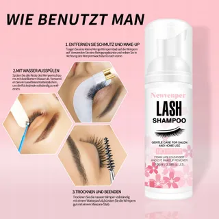 NEWVENPER Wimpershampoo Met Borstel Voor Wimperverlenging 100ML — miniatuur 6