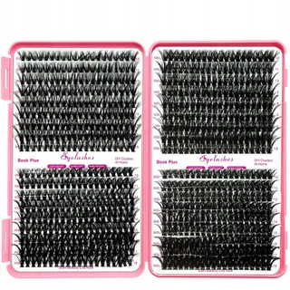 QIVEAORY Wimperextensies 720 Stuks D Curl met Lijm — miniatuur 9