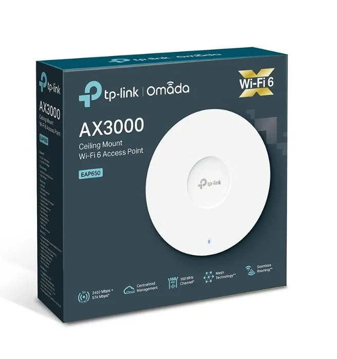 TP-LINK EAP650 AX3000 WiFi 6 Access Point Dualband Gigabit PoE — foto 16