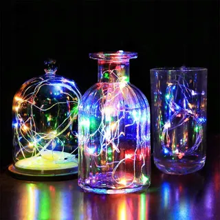 DING Lichtsnoer Flexibele Draad 5-delig 2M 20 LED Kleurrijk — miniatuur 9