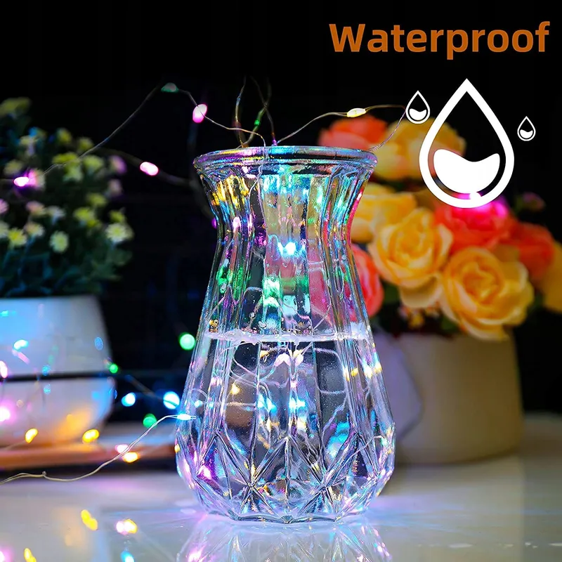 DING Lichtsnoer Flexibele Draad 5-delig 2M 20 LED Kleurrijk — foto 5