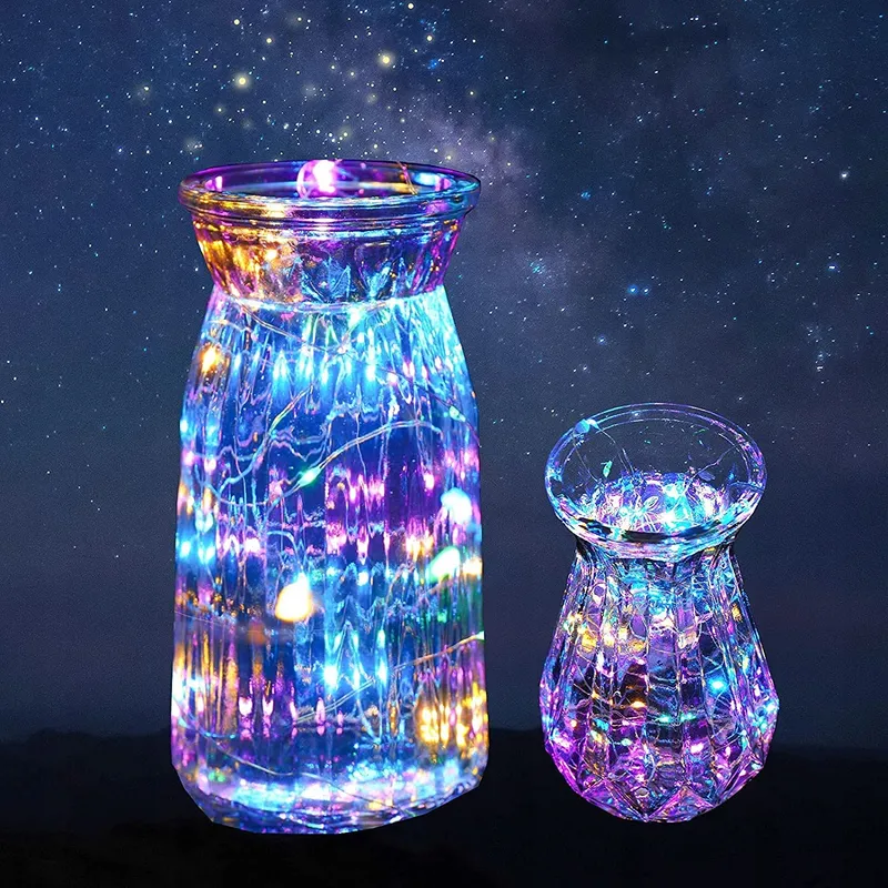DING Lichtsnoer Flexibele Draad 5-delig 2M 20 LED Kleurrijk — foto 1