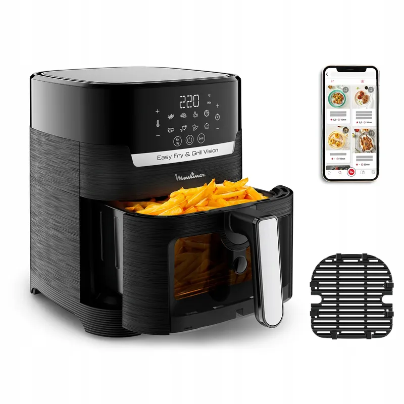 MOULINEX Easy Fry Grill Vision 4,2L Airfryer Venster 10 Functies — foto 1