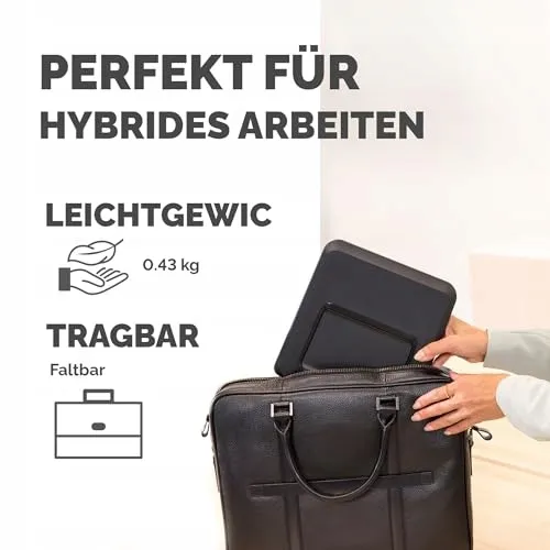 FELLOWES Verstelbare Laptopstandaard voor Kantoor en Thuis Zwart — foto 5