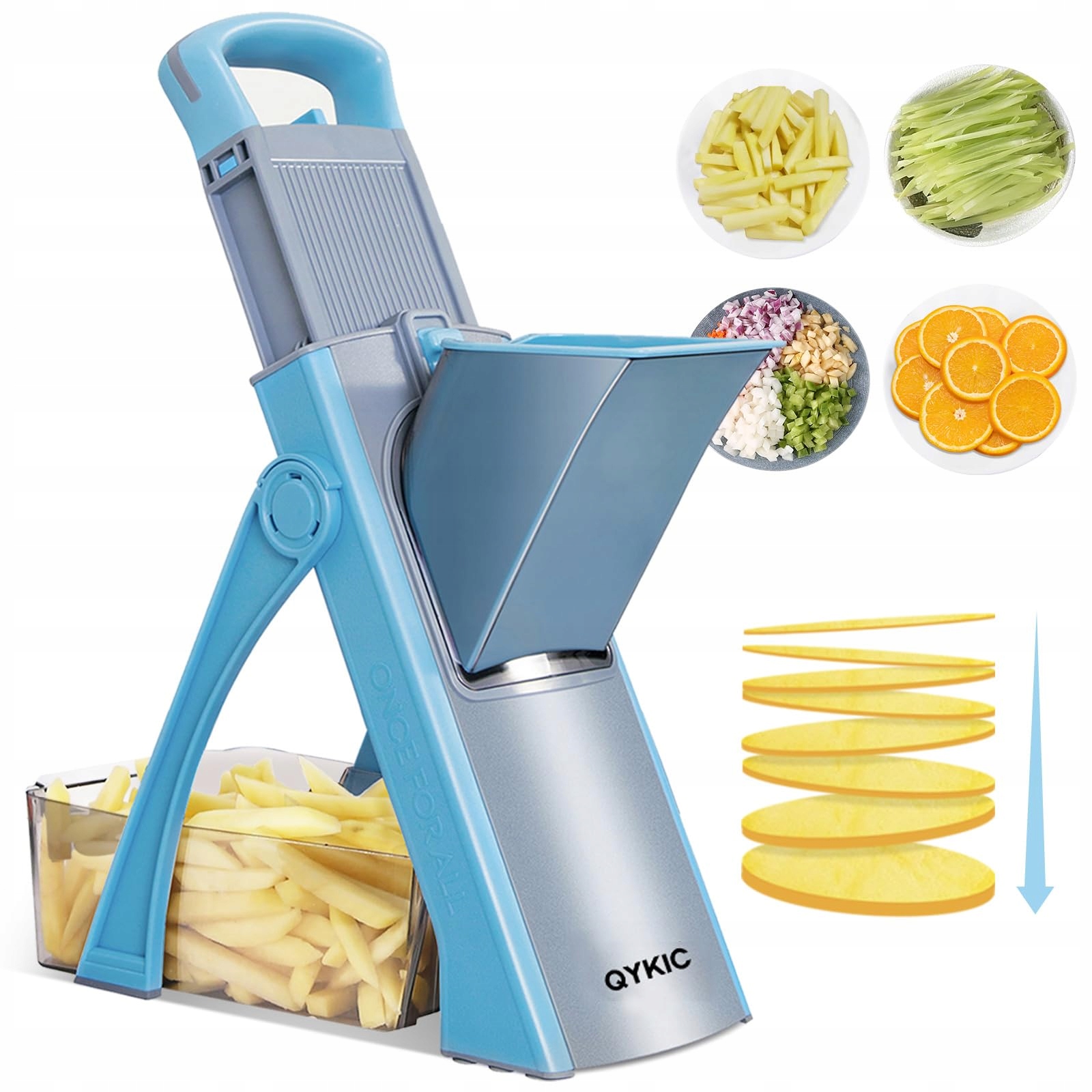 ONCE FOR ALL Groentesnijder met Bak Multifunctioneel